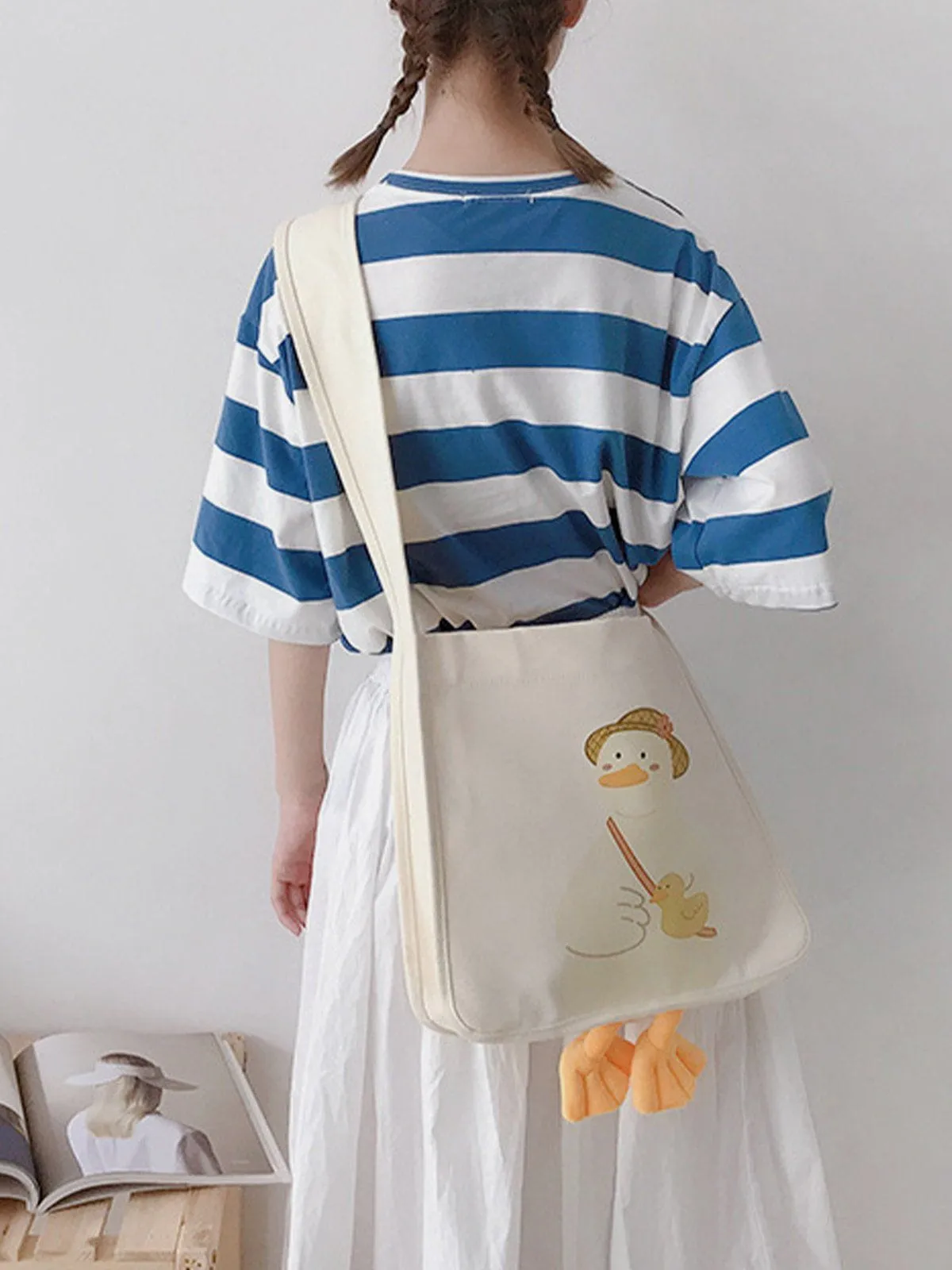 AlanBalen® - Cute Duck Canvas Bag