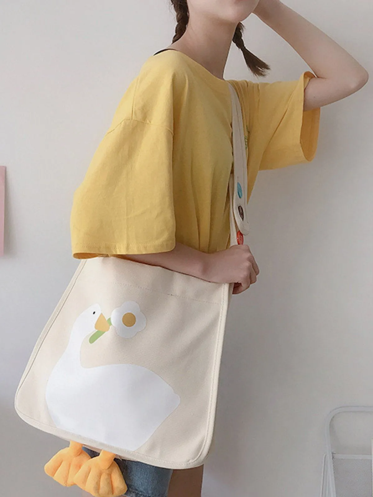 AlanBalen® - Cute Duck Canvas Bag