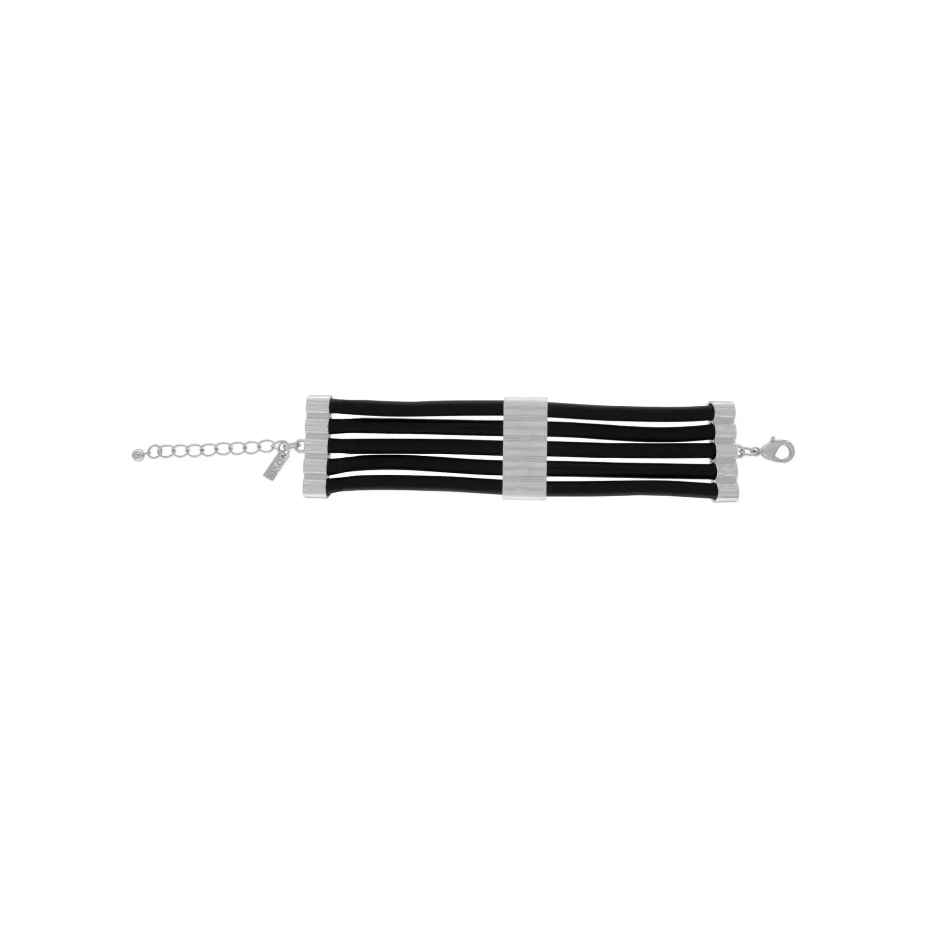 Alaya Multi Row Bracelet Silver Plating