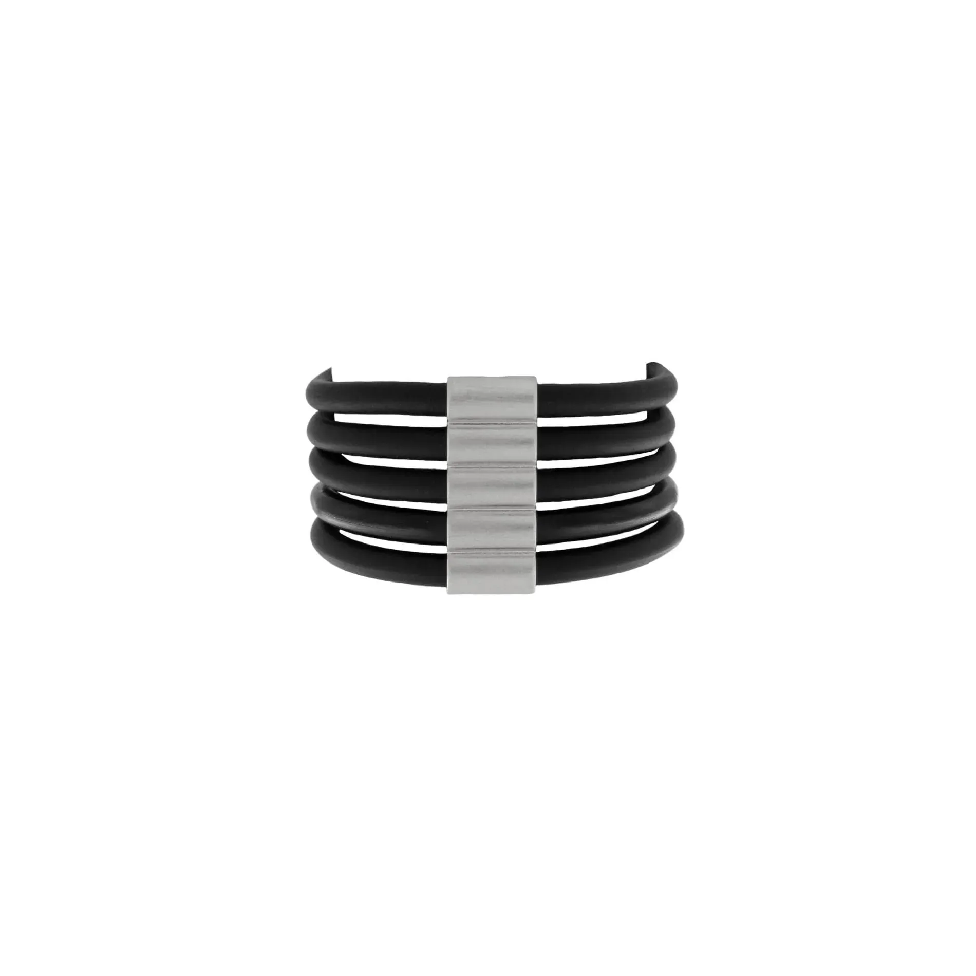 Alaya Multi Row Bracelet Silver Plating