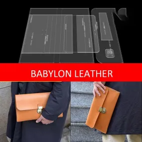 BABYLON™ Mens Leather Clutch Pattern AAB-441