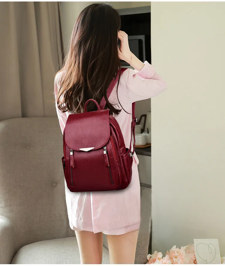 Backpack ladies all-match small backpack casual fashion travel school bag