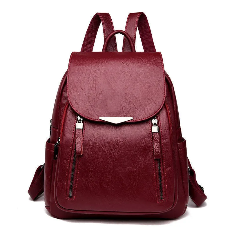 Backpack ladies all-match small backpack casual fashion travel school bag