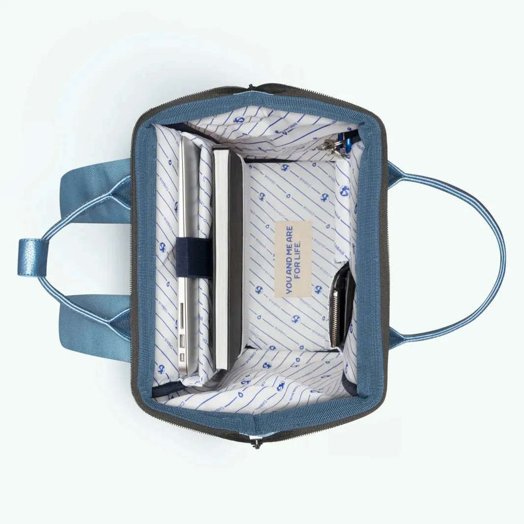 CABAÏA - Backpack Adventurer Medium - Metallic PU