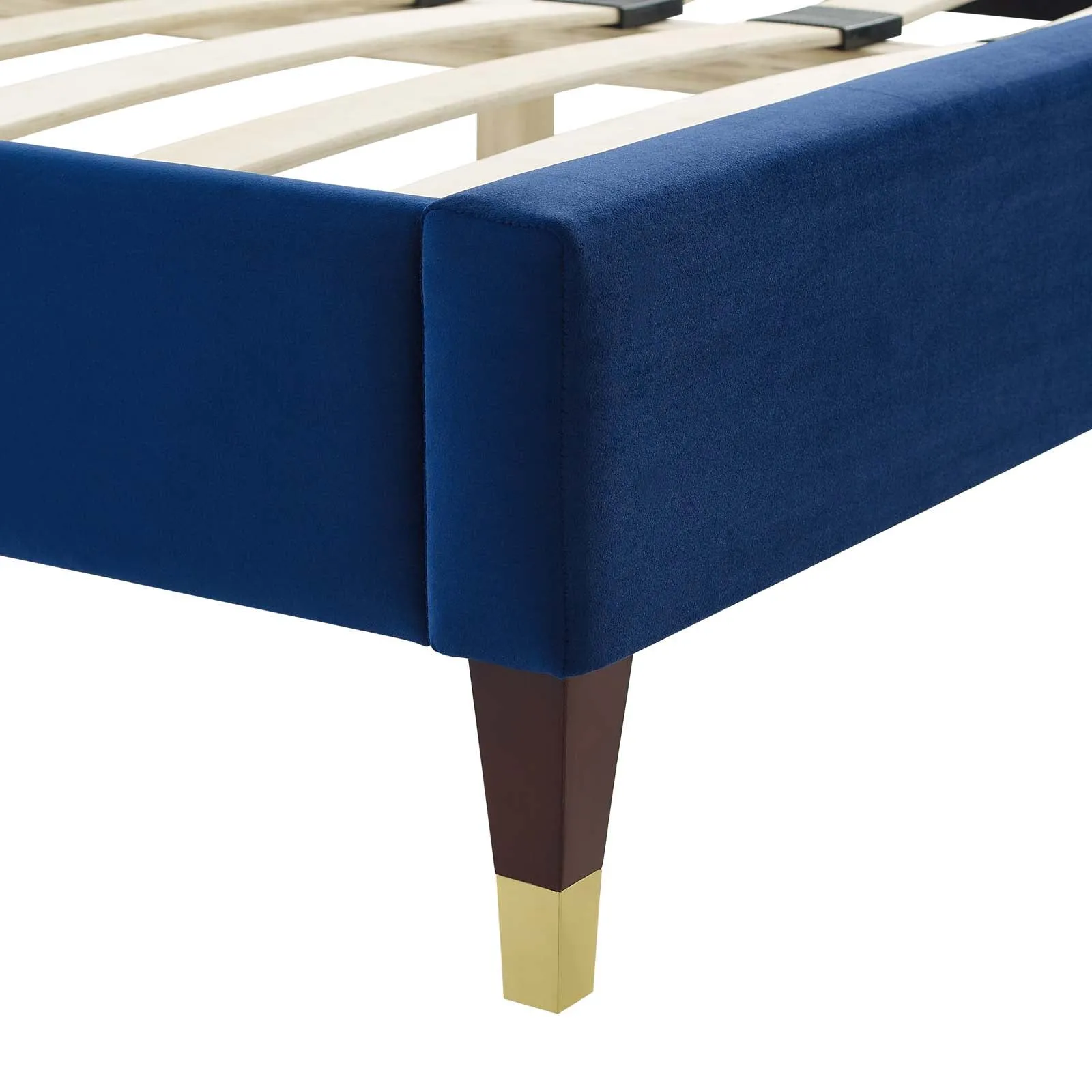 Colette Performance Velvet Platform Bed by Modway