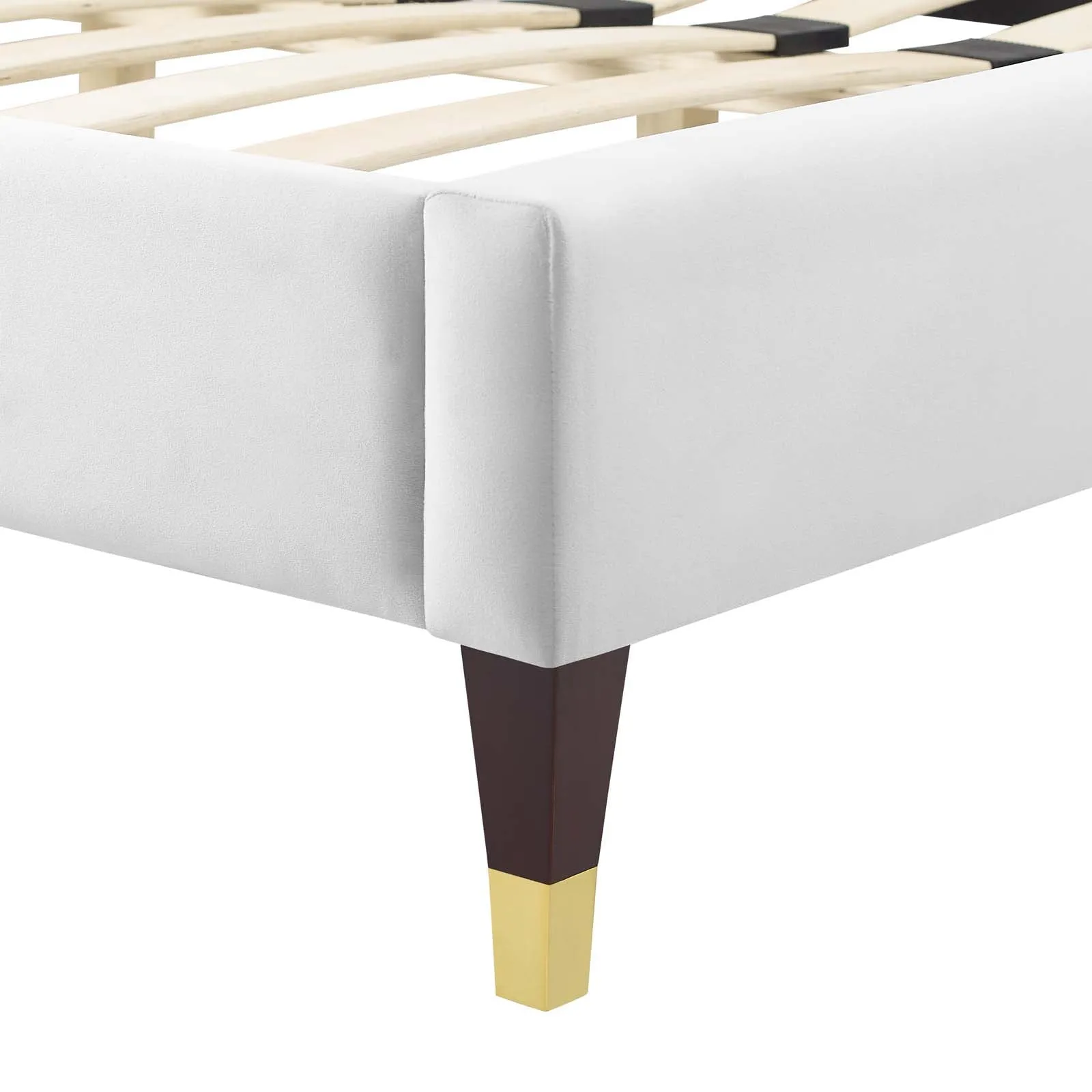 Colette Performance Velvet Platform Bed by Modway