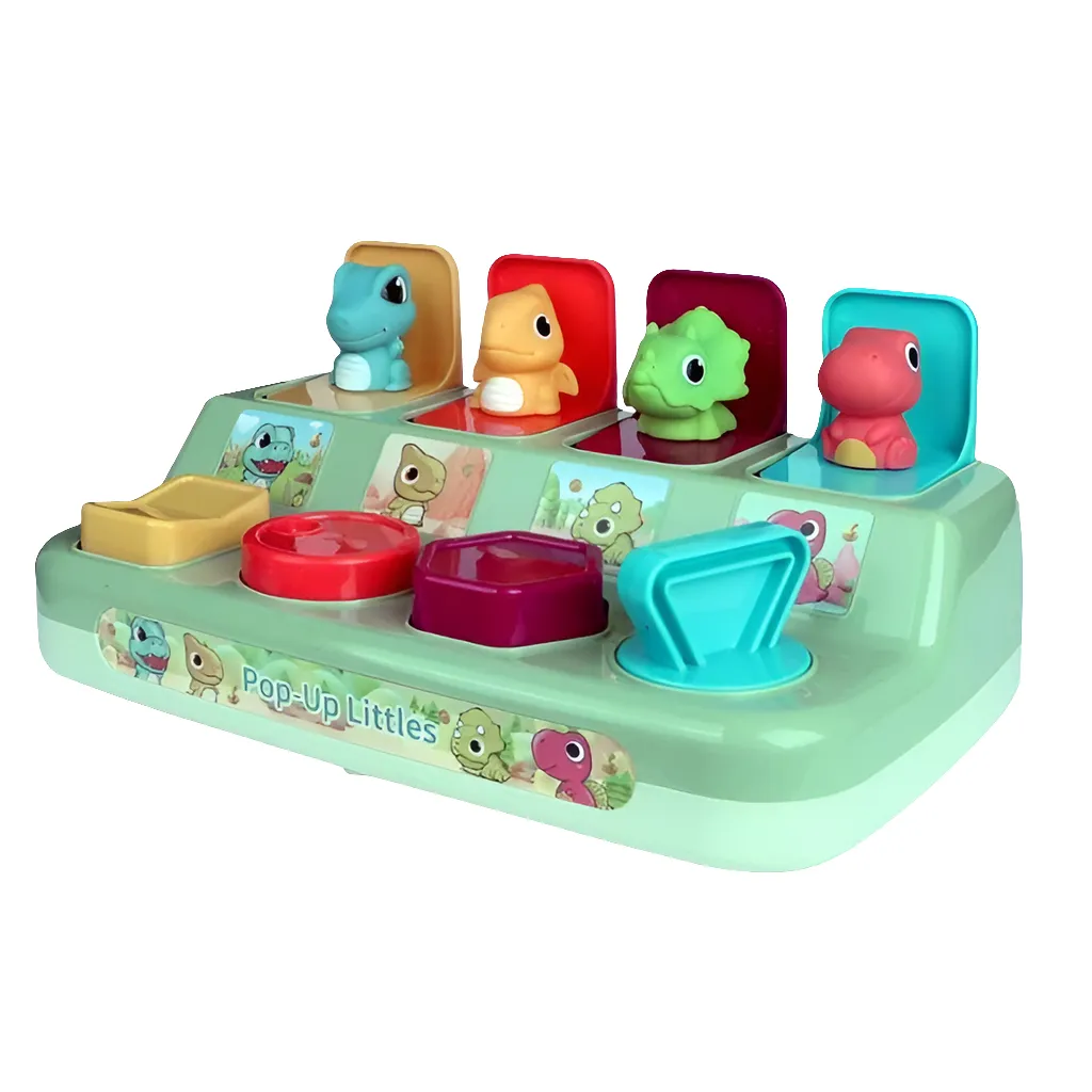 Colorful Interactive Pop-Up Toy for Toddlers - Enhance Motor Skills with Fun!