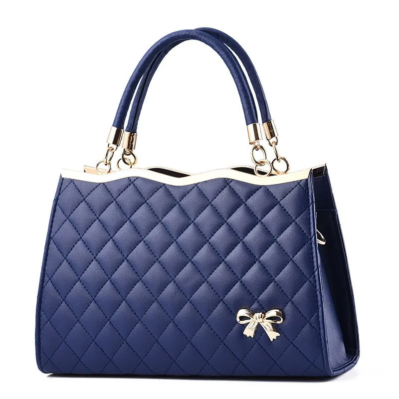 Diamond Lattice Crossbody Shoulder Bag