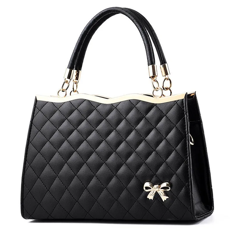 Diamond Lattice Crossbody Shoulder Bag