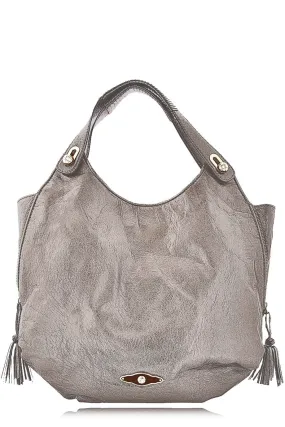 ELLIOTT LUCCA OLIVA Pyrite Metallic Tote