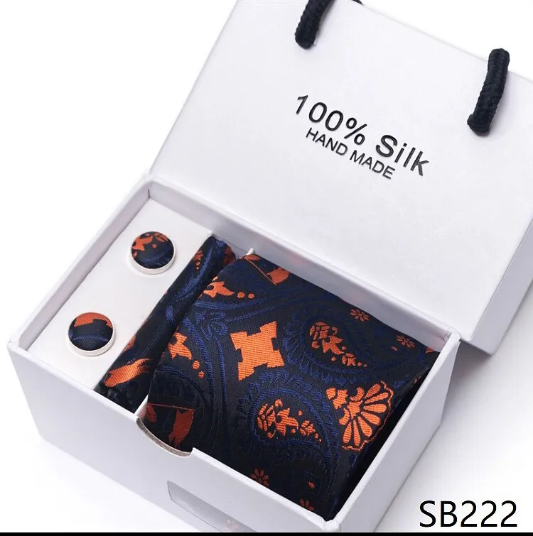 Gift for Men, 3 peice Tie, Cufflinks and pocket square.