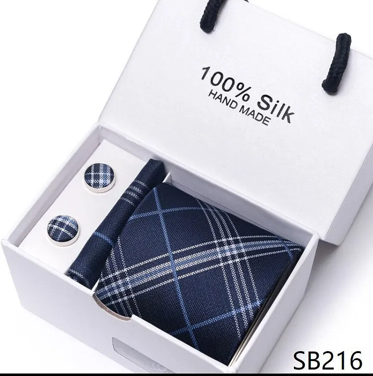 Gift for Men, 3 peice Tie, Cufflinks and pocket square.