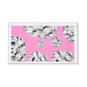 Got Rocks Pink Gemstone Acrylic Vanity Tray 12.25X7.7