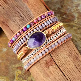 Jasper's Stone 5 Wraps Bracelet