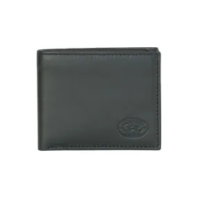 La Martina Black Calfskin Men Wallet