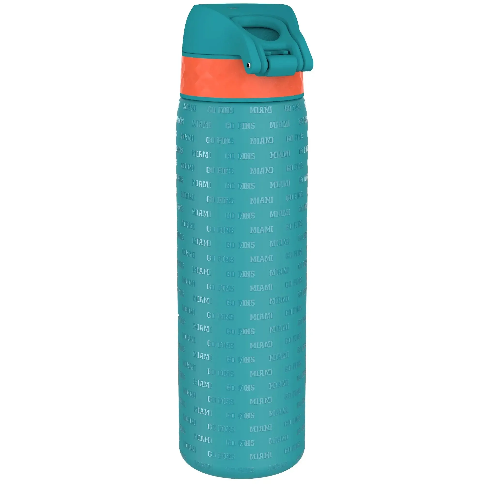 Leak Proof NFL Water Bottle, Stainless Steel, Miami Dolphins, 600ml (20oz)