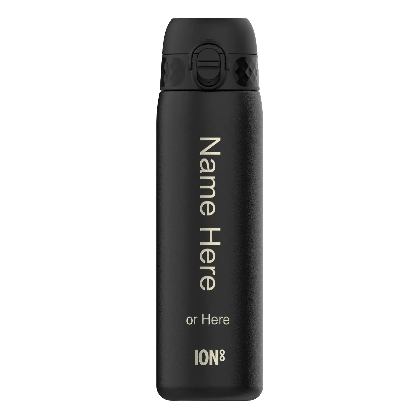 Leak Proof Slim Water Bottle, Personalised, Stainless Steel, 600ml