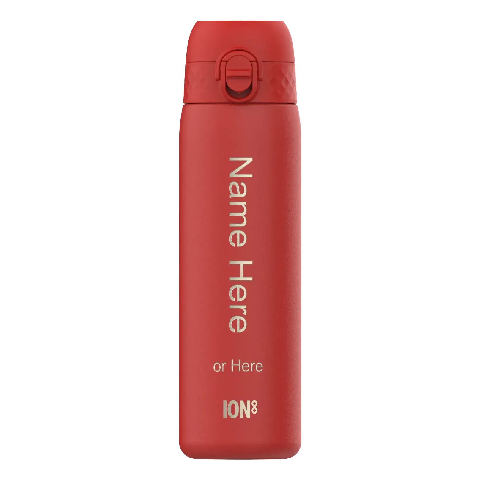 Leak Proof Slim Water Bottle, Personalised, Stainless Steel, 600ml