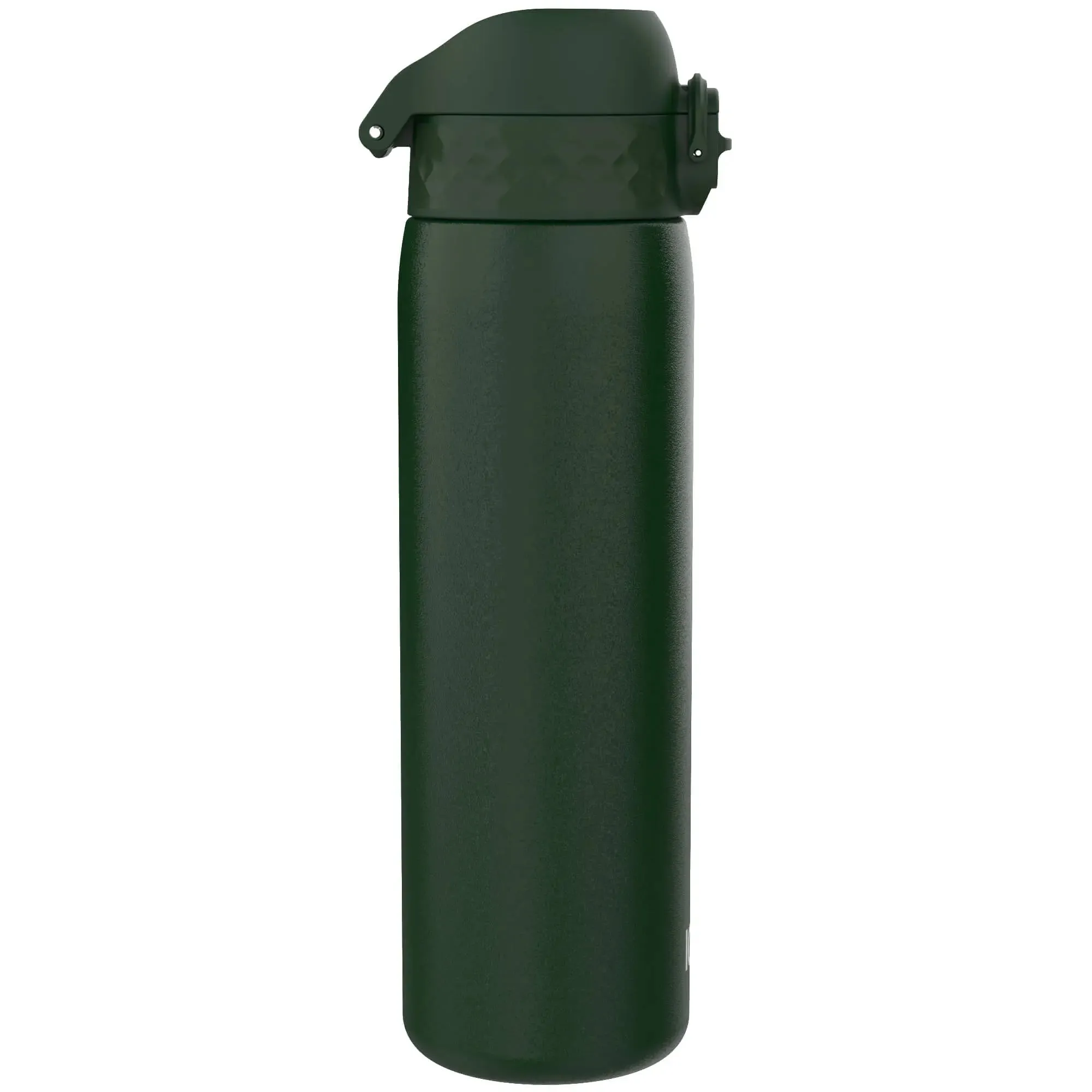 Leak Proof Slim Water Bottle, Stainless Steel, Dark Green, 600ml (20oz)