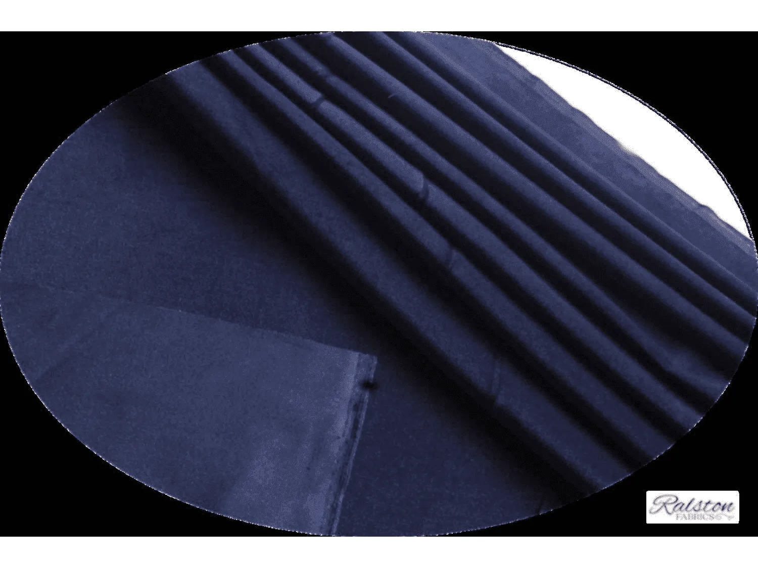 NAVY BLUE - Cotton Velvet Fabric for Curtains and Soft Furnishings Cushions