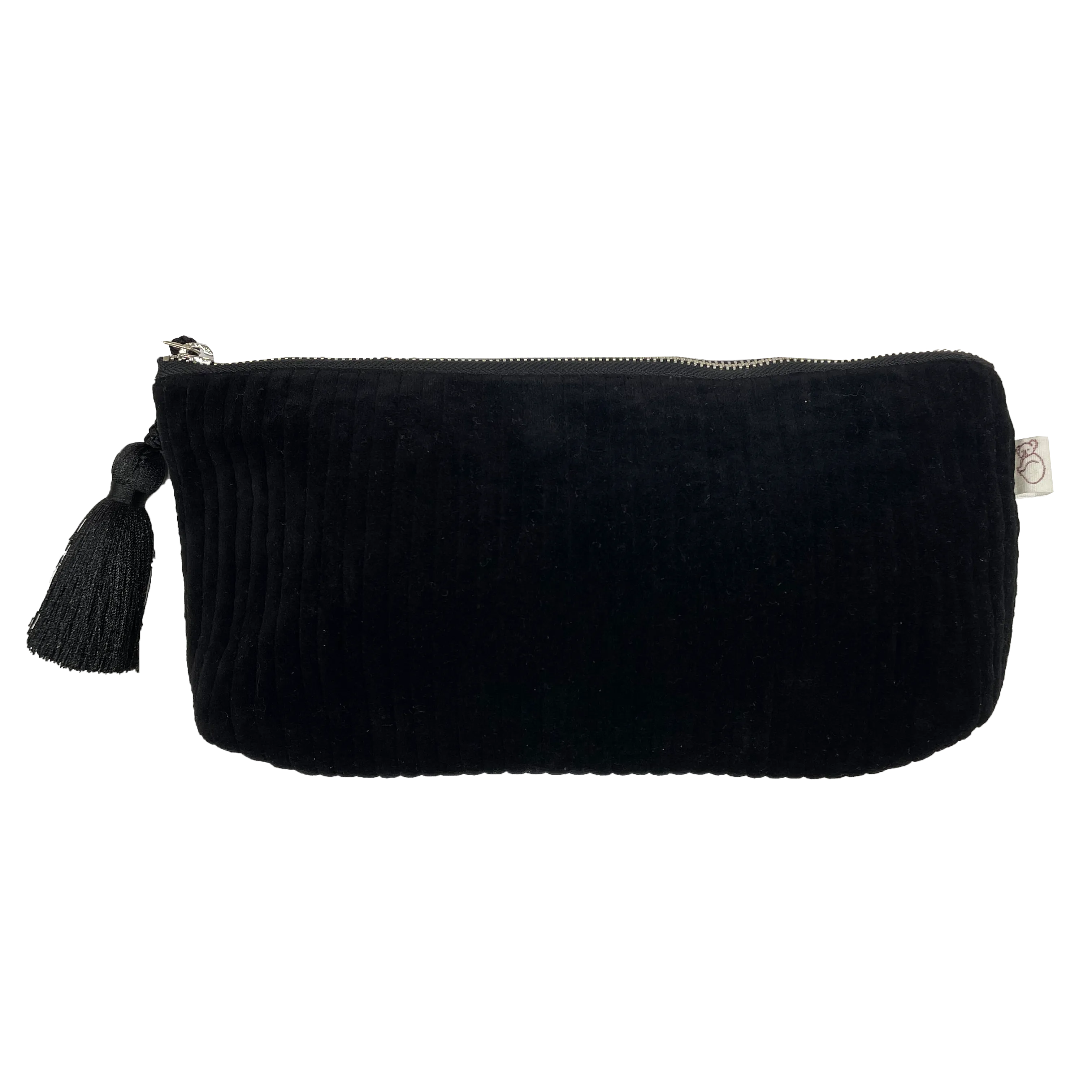 NEW Quilted Velvet Hold Me Clutch - Black