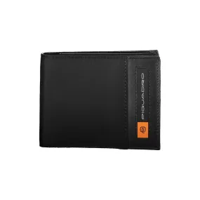 Piquadro Black RPET Men Wallet