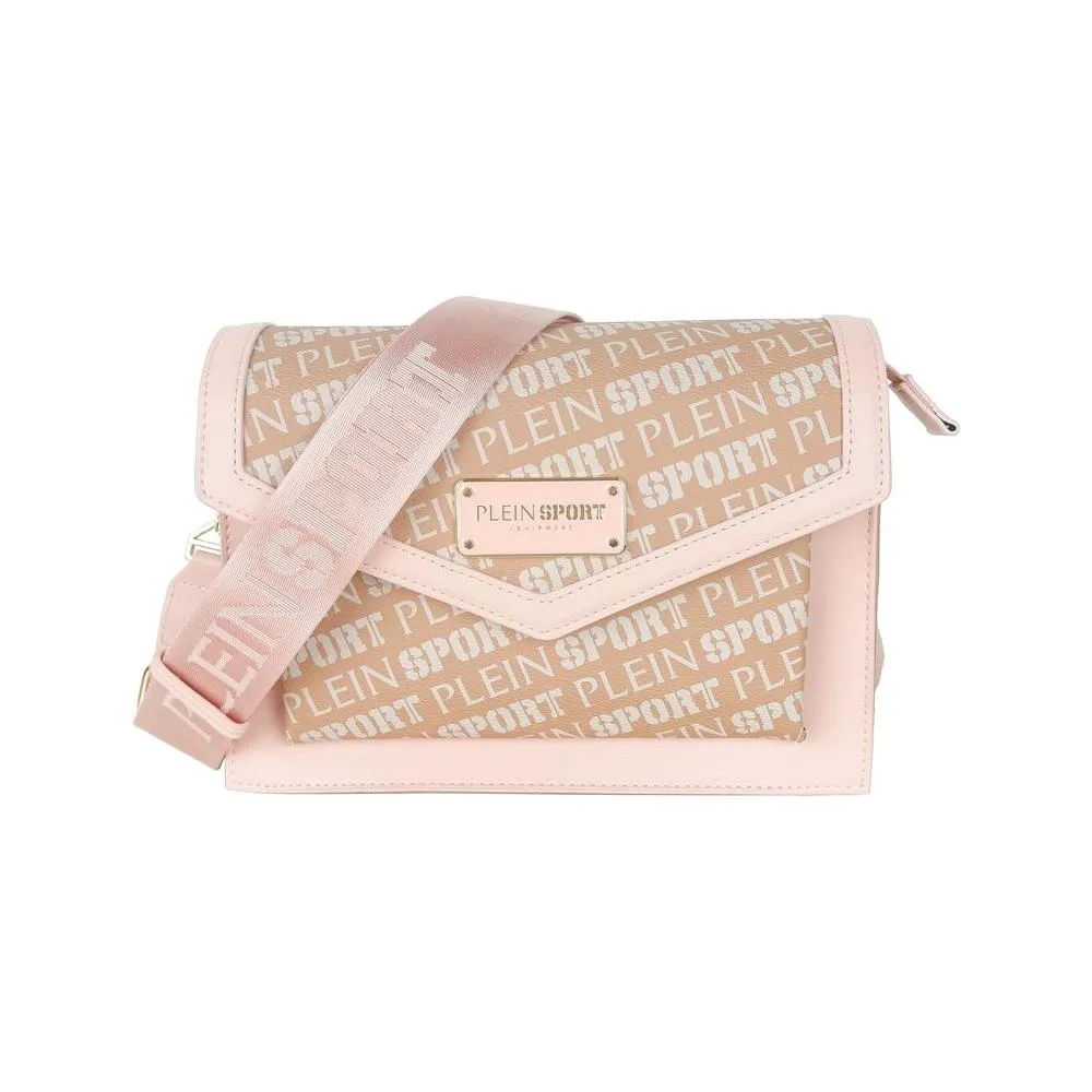 Plein Sport Pink Polyamide Women Crossbody Bag