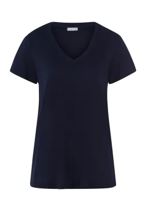 Sleep And Lounge V-Neck T-Shirt | Deep Navy 77876-1610