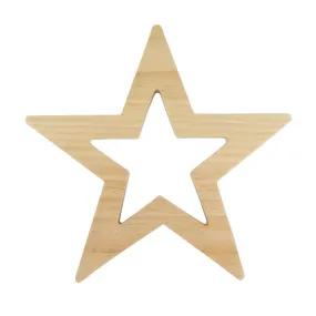 Wooden Star Wall Decor