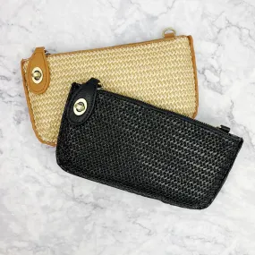 Woven Crossbody Clutch